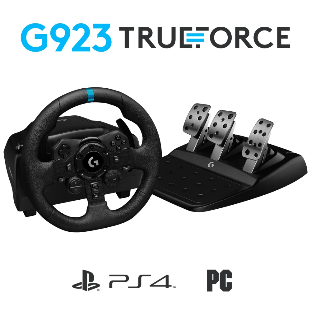 その他 Logitech(logicool) G923 For PS and PC Logicool G923 TRUEFORCE Simレーシングホイール(Playstation、PC用)