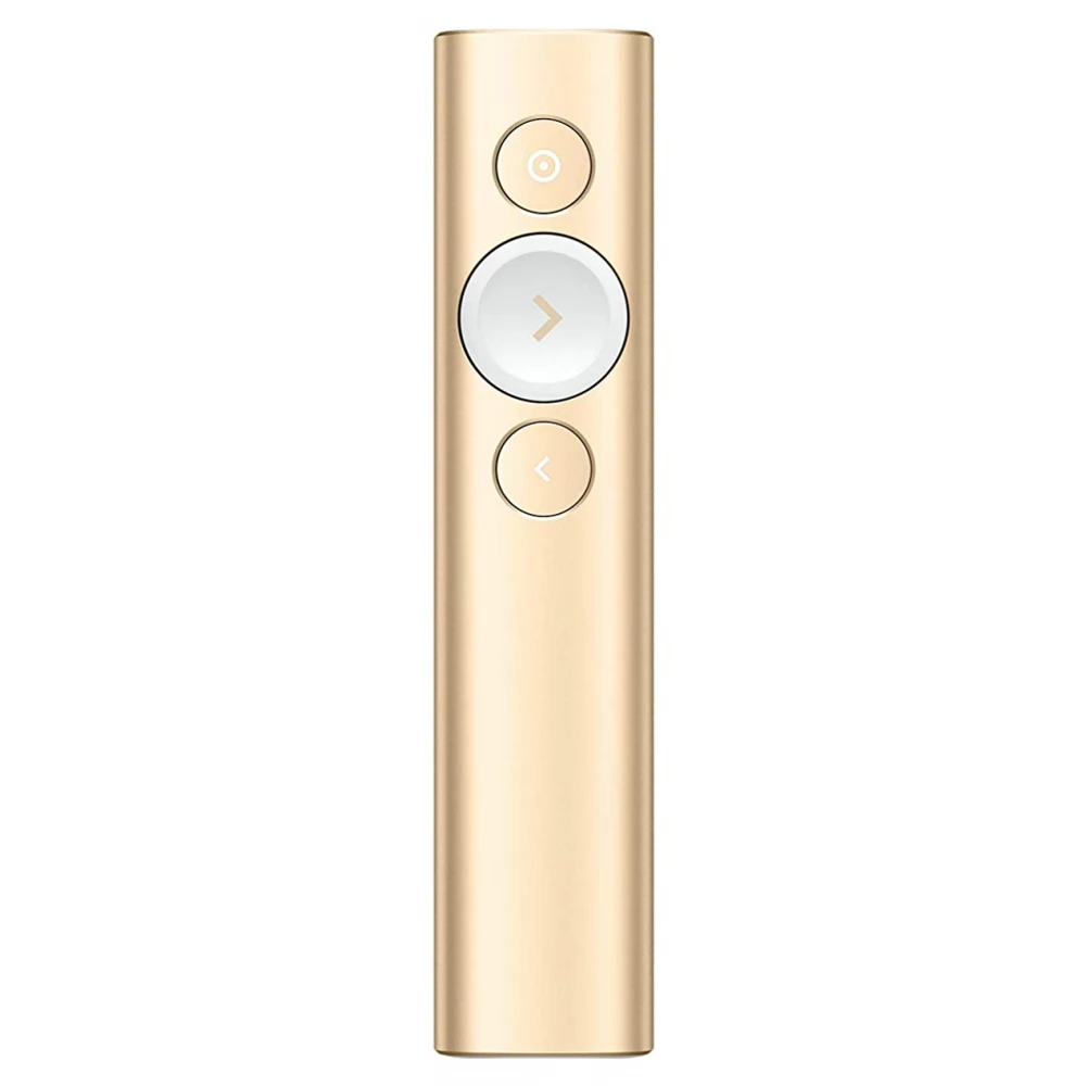 LOGITECH Spotlight prezenter aranyszínű lézer prezentáló eszköz