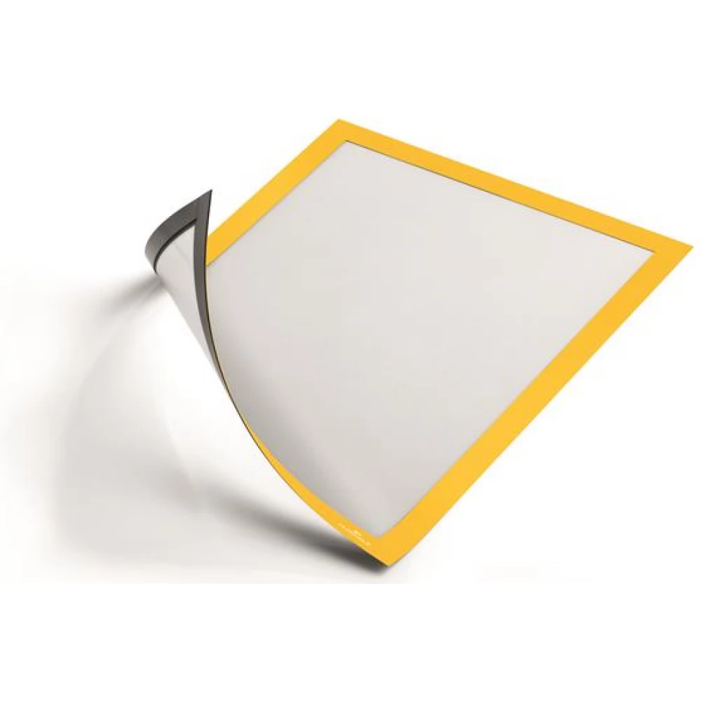 DURABLE DURAFRAME Infokeret magnetic háttal A4 yellow