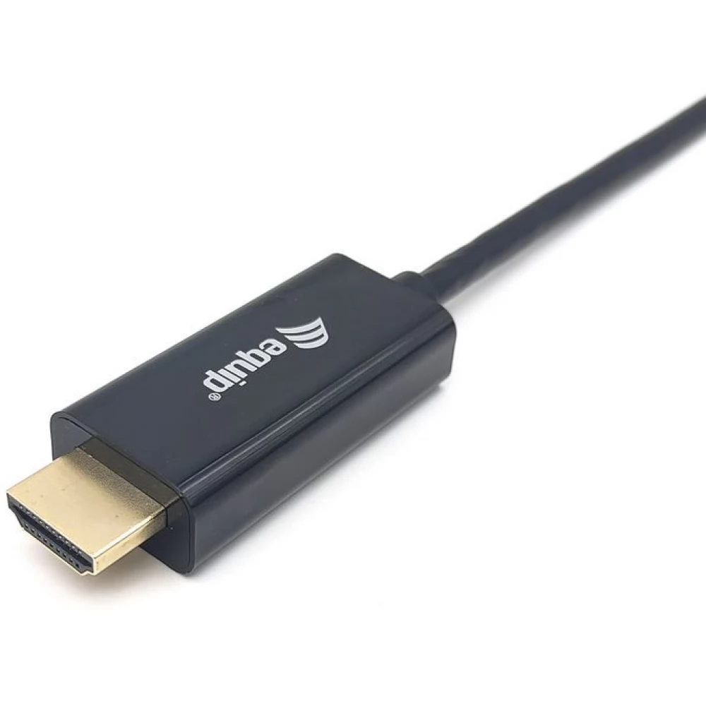 EQUIP USB 3.0 Type C HDMI 2.0 transformator Crno 2m 133412