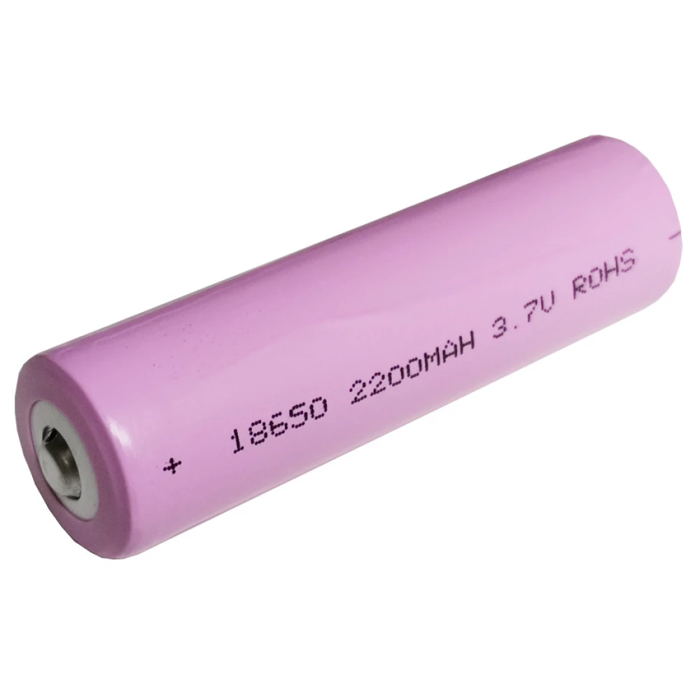 BOLY 18650 Li-ion rechargeable battery 2200mAh protection without