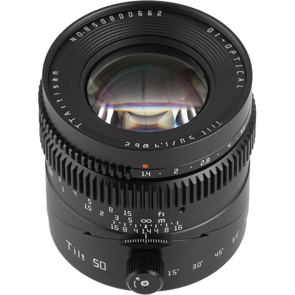 TTARTISAN Full Frame 50mm F1.4 FX (Sony FE) Tilt obiectiv - iPon.ro