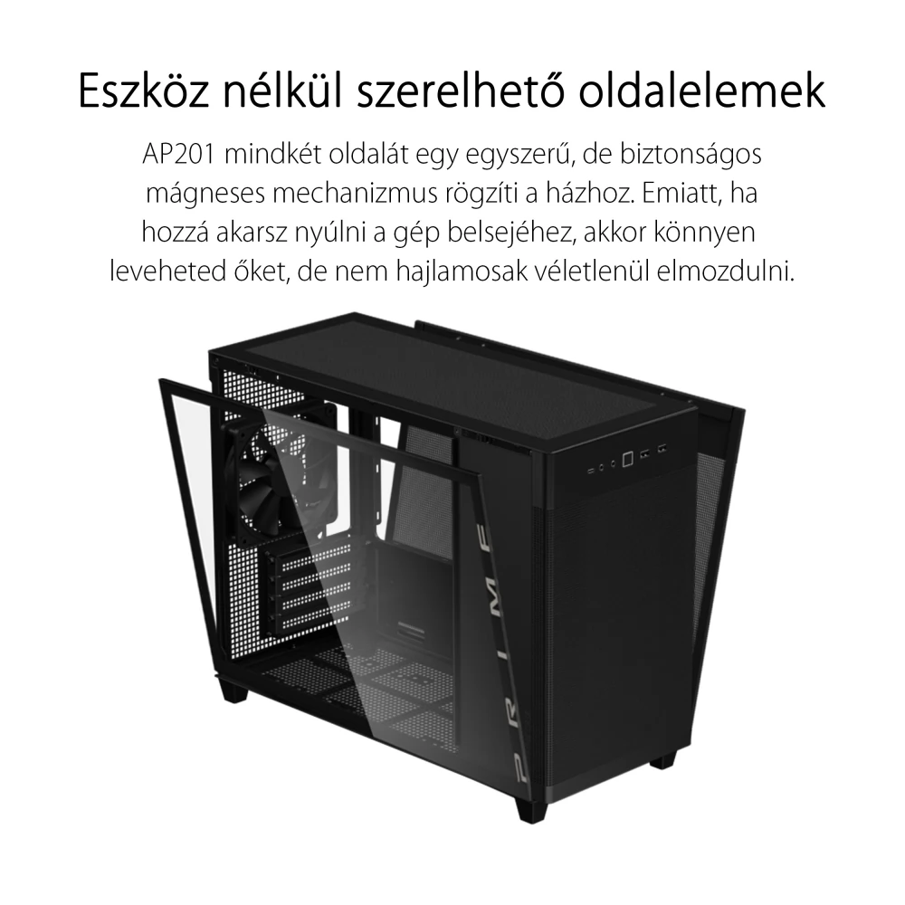 マザーボード ASUS PRIME CASE AP201 Black Amazon.com: Asus Prime AP201 Black MicroATX Tempered Glass