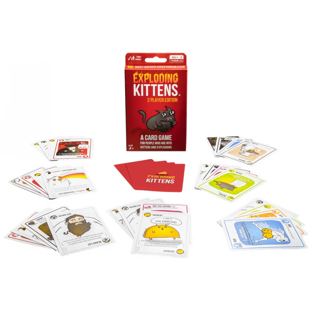 Exploding Kittens 2 player edition kártyajáték - iPon.hu