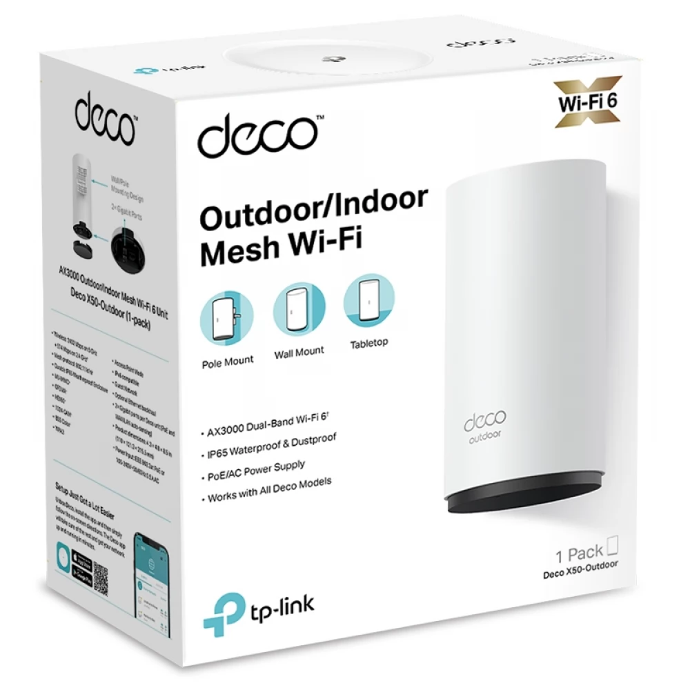 TP-LINK DECO X50(3-PACK) | TP-Link Deco X50 (3-pack) Doble Banda (2,4 - View #7