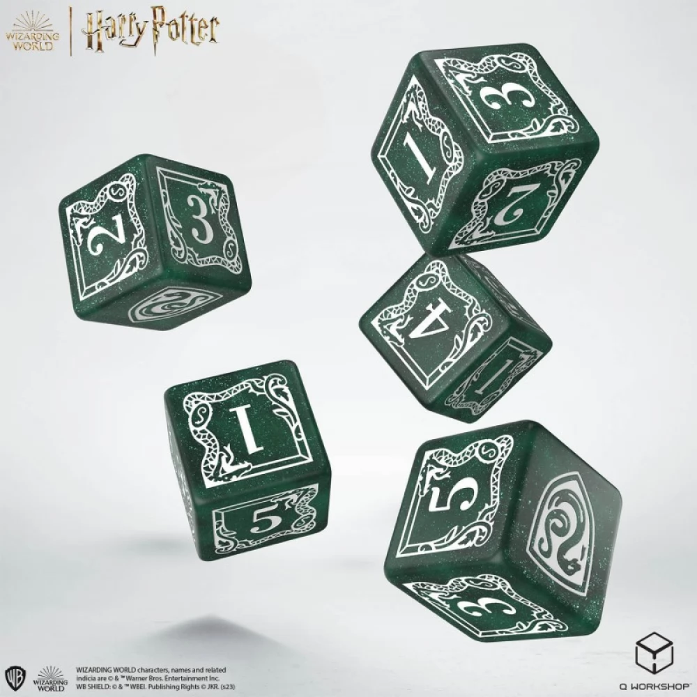 Q WORKSHOP Dobókocka stock holding bag Harry Potter Slytherin green