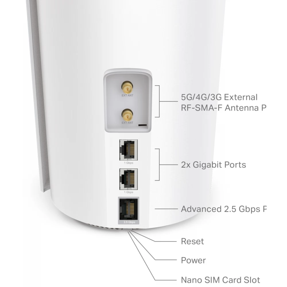 TP-LINK Deco X50-5G AX3000 Whole Home Mesh WiFi 6 sistem 1 buc
