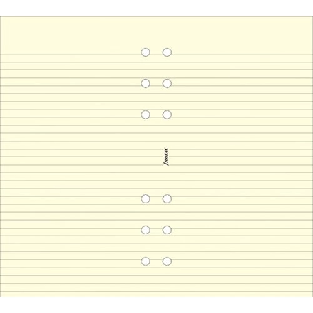 FILOFAX Kalendárium deposit jegyzetlap personal size linear cream
