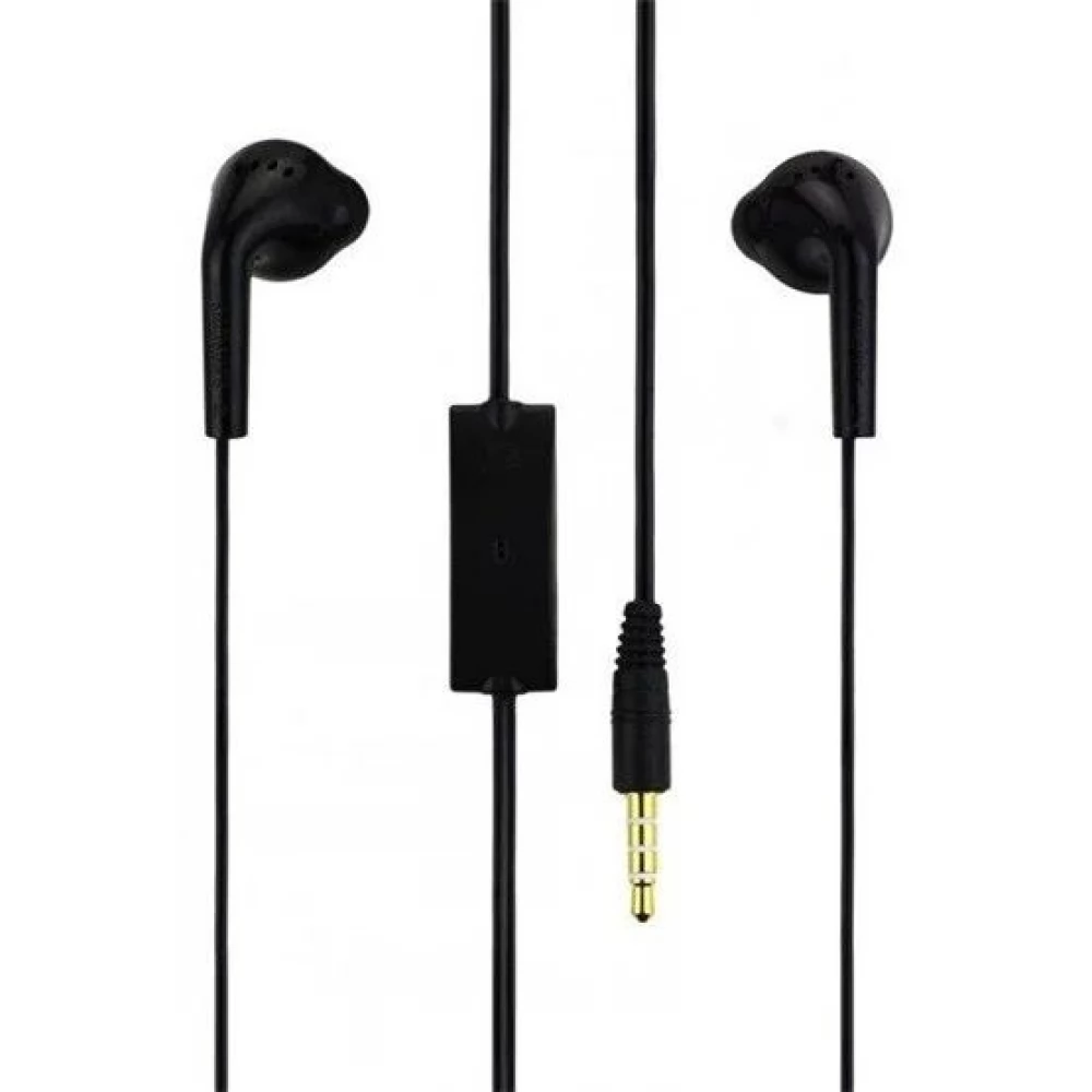 SAMSUNG fülhallgató SZTEREO 3.5mm jack felvevő gomb FEKETE OEM