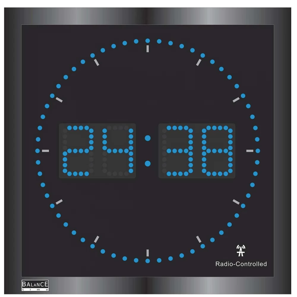 BALANCE HE-CLOCK-27 Wall clock Digital black - iPoncomp.com