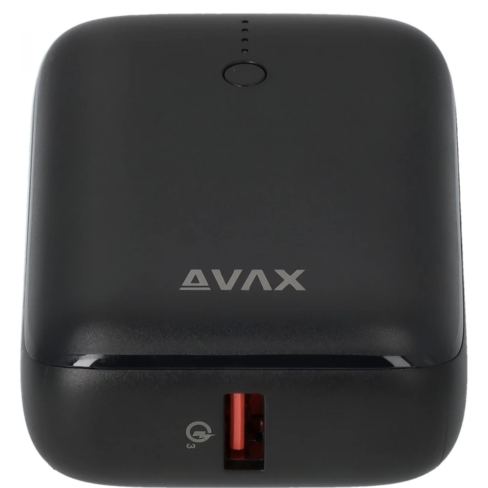 AVAX PB105B MINI PD/Type C 20W 10.000mAh gyorstöltő powerbank fekete