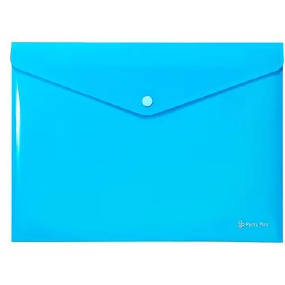 PANTA PLAST folder packet A4 PP patentos neon blue