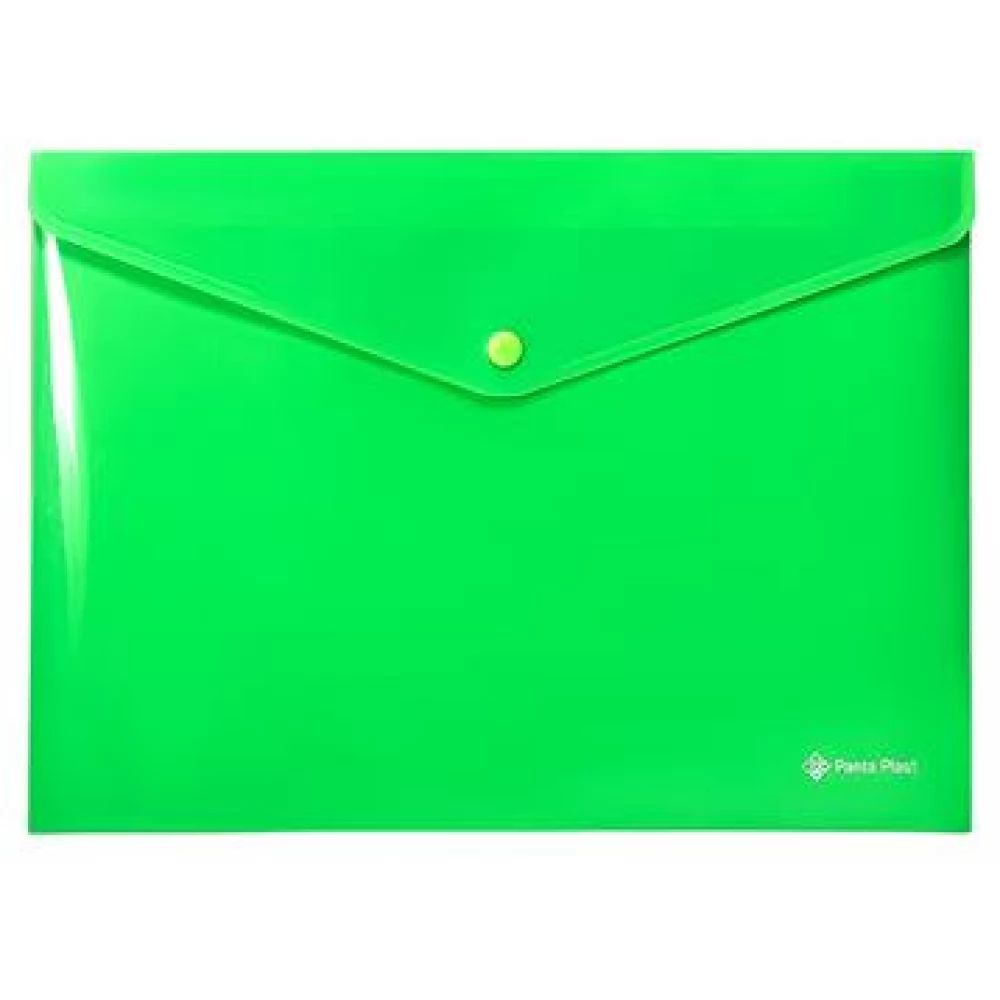 PANTA PLAST folder packet A4 PP patentos neon green