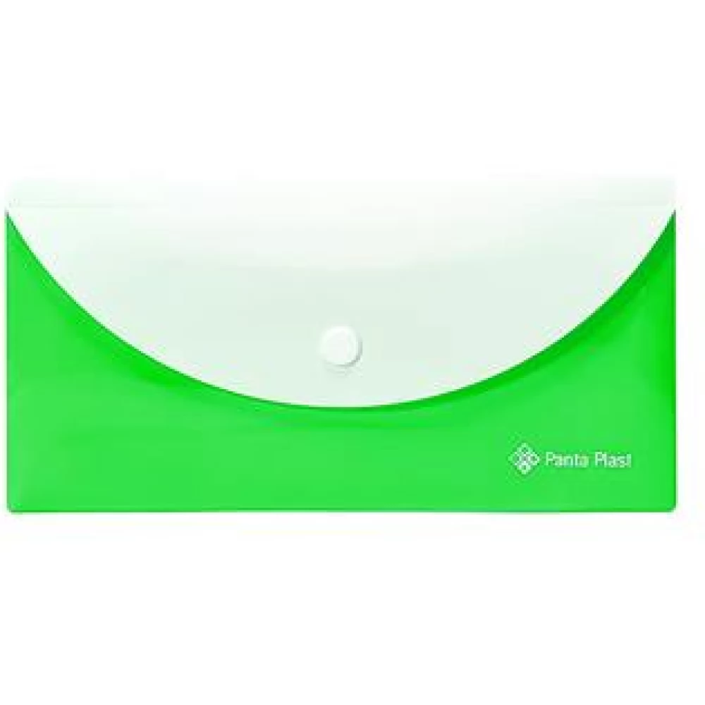 PANTA PLAST folder packet DL PP patentos two pocket neon green