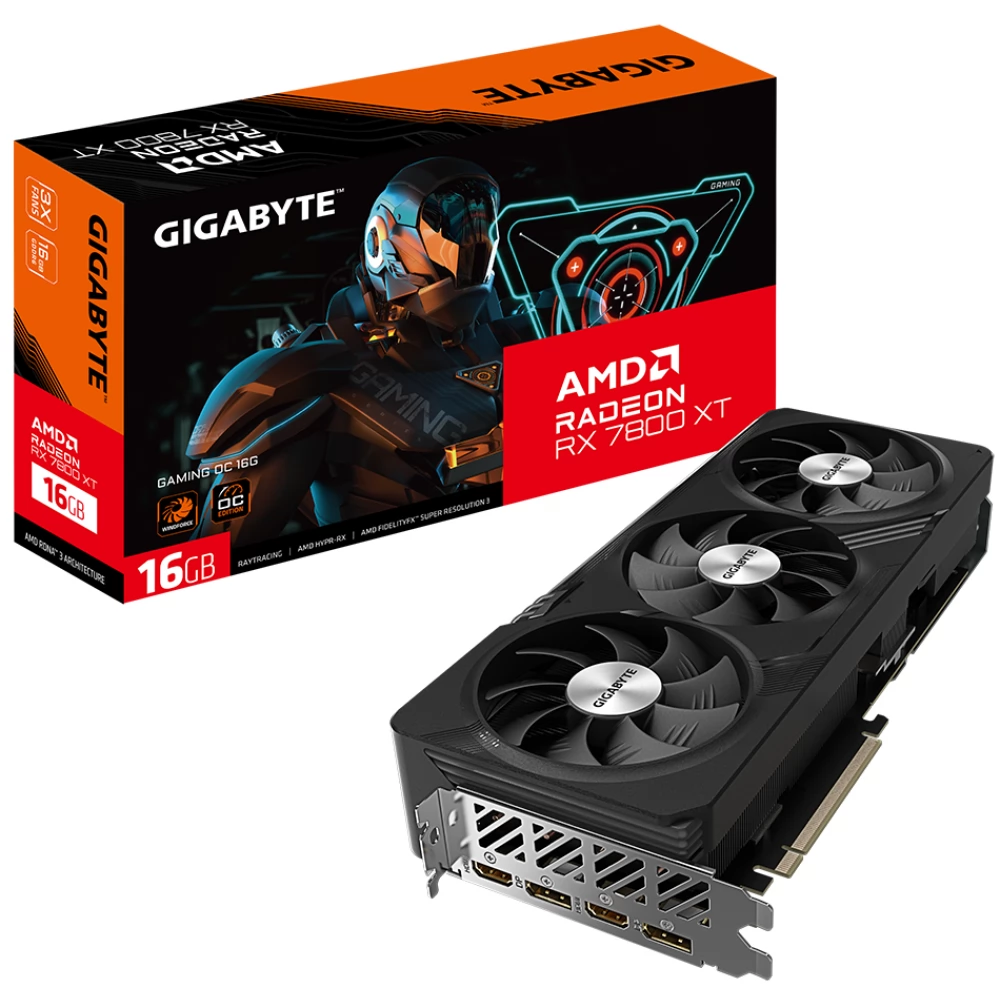 GIGABYTE GV-R78XTGAMING OC-16GD Radeon RX 7800 XT 16GB GDDR6