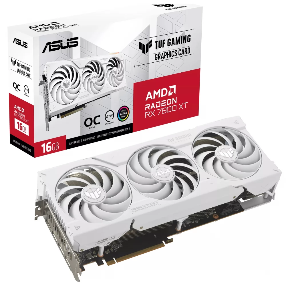 モコ出品Asus ATL-RX7800XT-O16G ASUS Dual Radeon™ RX 7800 XT OC Edition 16GB GDDR6