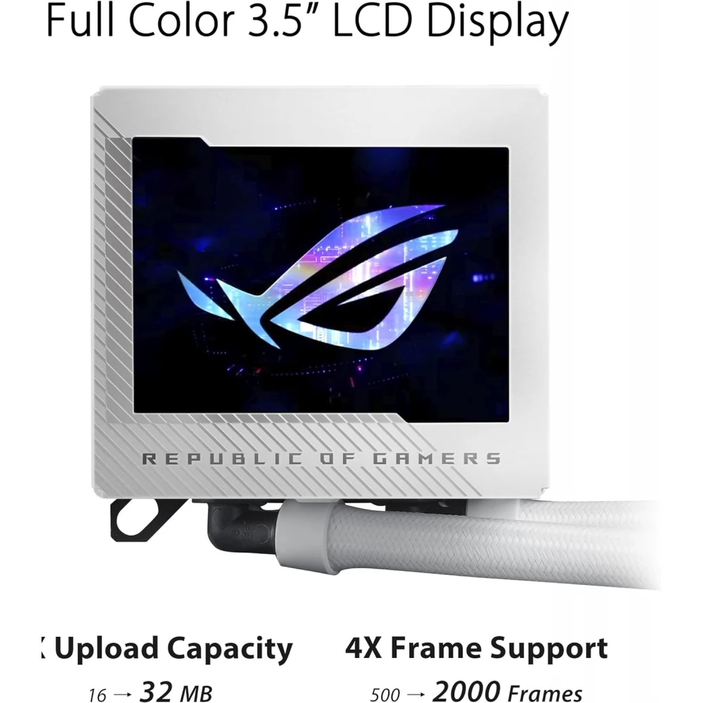 ASUS ROG Ryujin III 240 ARGB white - iPoncomp.com