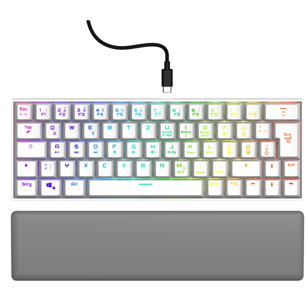 HAMA 217829 uRage Exodus 760TKL Red Magyar fehér