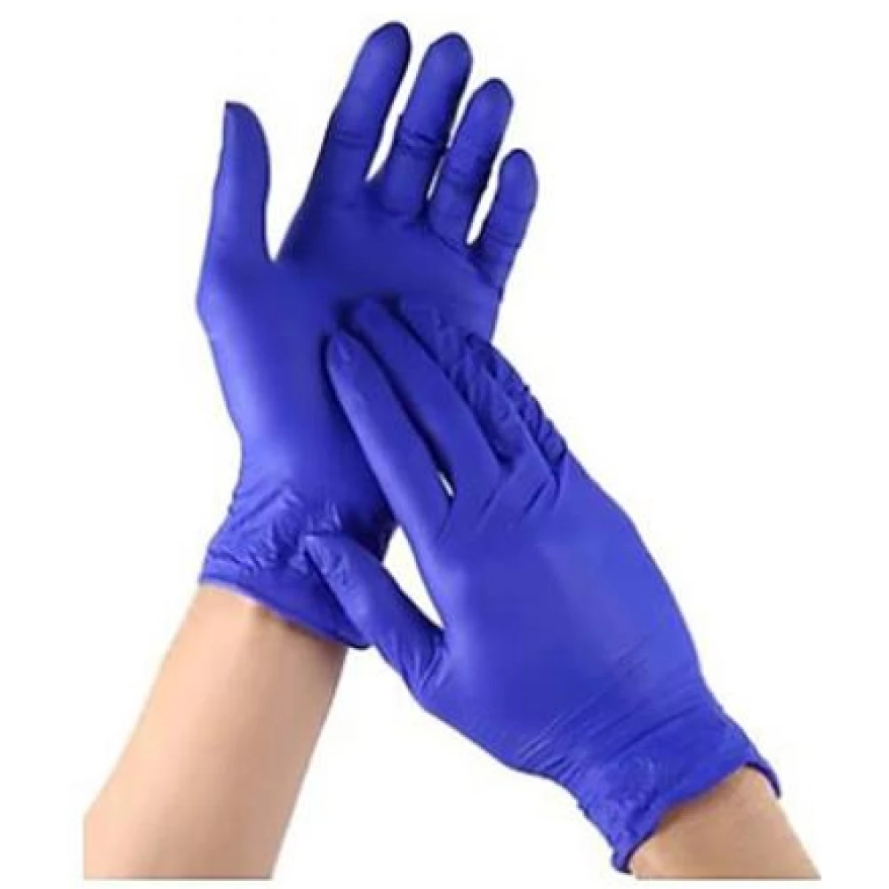 MAXTER 1013M Védőkesztyű once useful nitril M size powder without cobalt blue 100 pcs