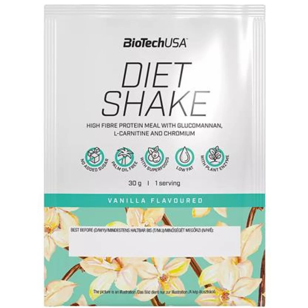 BIOTECH USA Diet Shake Étrend-kiegészítő italpor 30g vanilla