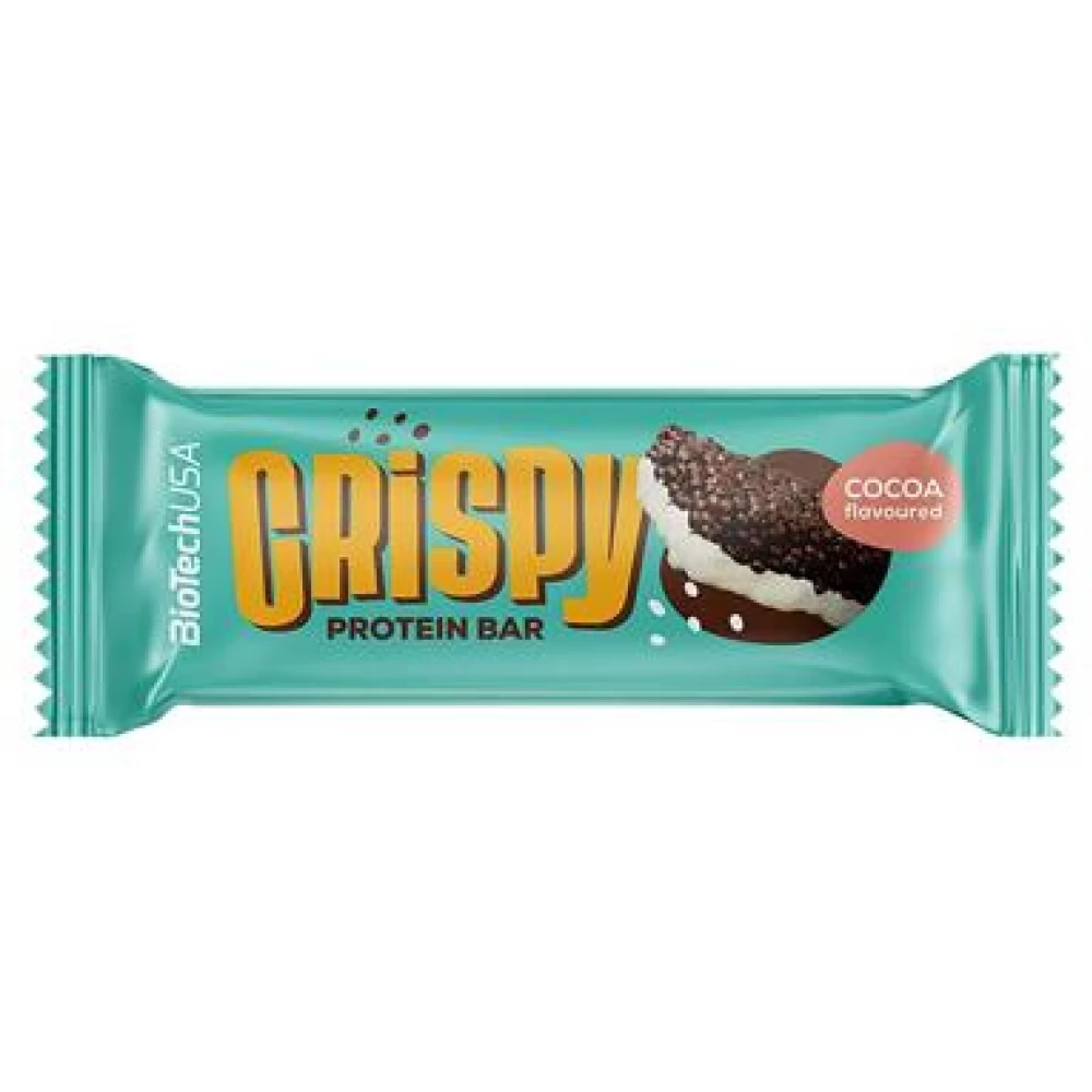BIOTECH USA Crispy Fehérjeszelet Glutenfree 40g cocoa