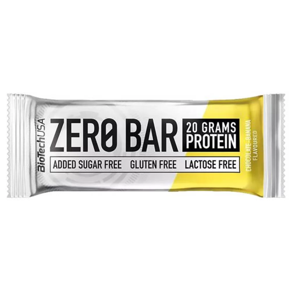 BIOTECH USA Zero Bar Fehérjeszelet 50g csokoládé-banán