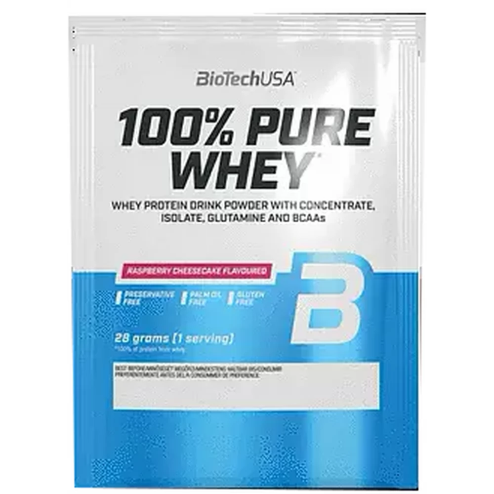 BIOTECH USA 100% Pure Whey Tejsavó fehérjepor 28 g almás pite