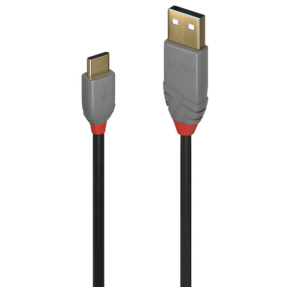 LINDY USB 2.0 Type C Converter Black 50cm 36885
