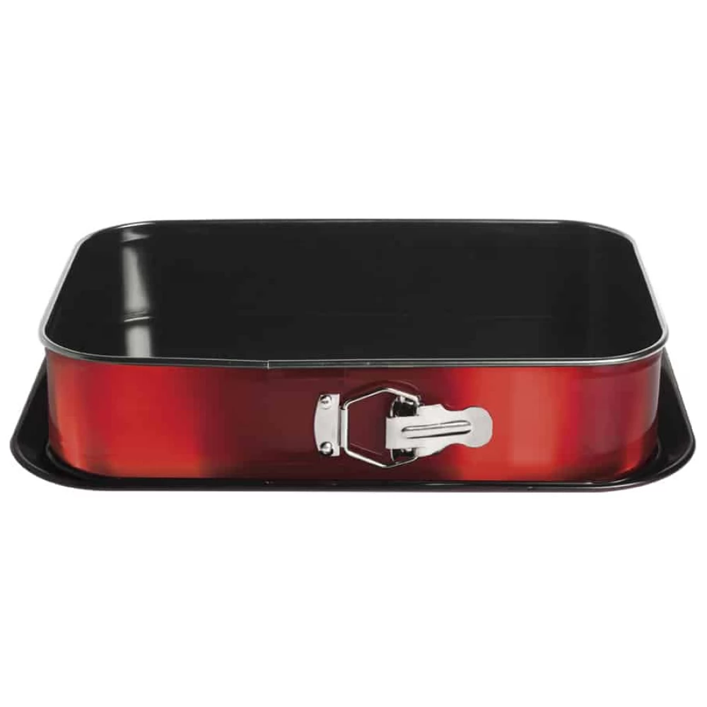 BERLINGER HAUS BH/1545A Angular cake form 39x27 cm red