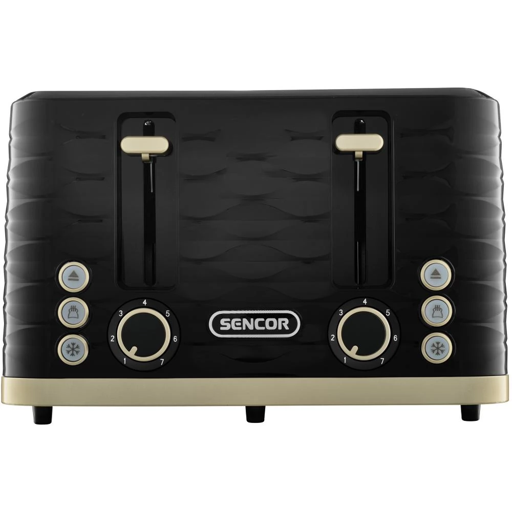 SENCOR STS 7551BK Electronic toaster 1600W 4 slice black