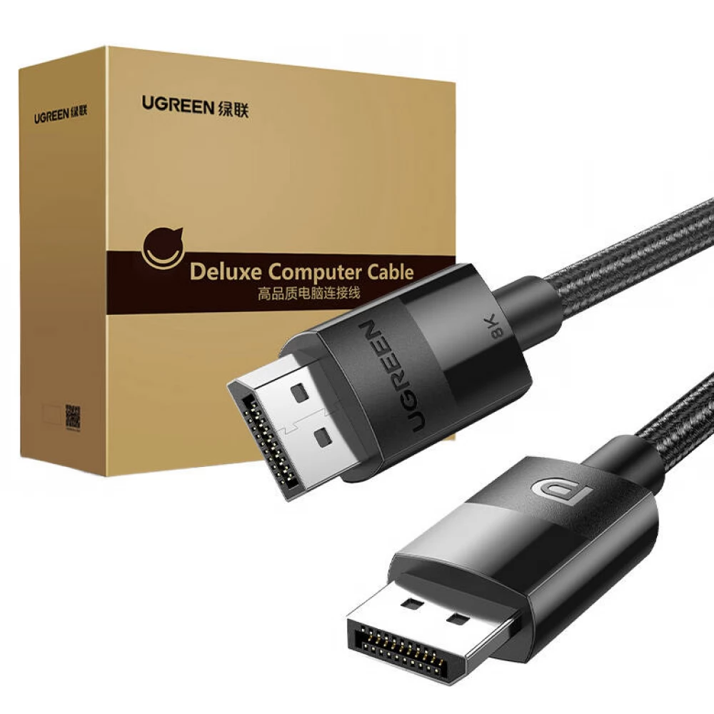 UGREEN DisplayPort 1.4 Connector Black 5m 80394 - iPoncomp.com
