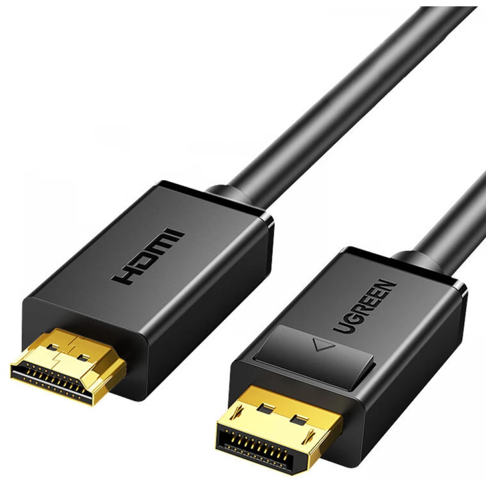 UGREEN DisplayPort HDMI Converter Black 1.5m 10239