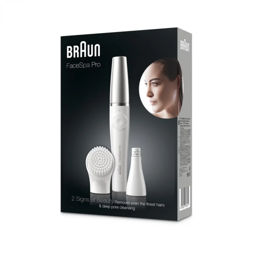 BRAUN FaceSpa Pro 910 2 az 1-ben face epilator and face cleaner