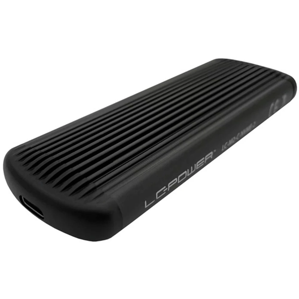 LCPOWER LC-M2-C-NVME-2X2-RAID - M.2 - USB 3.2 type C outer mobil rack