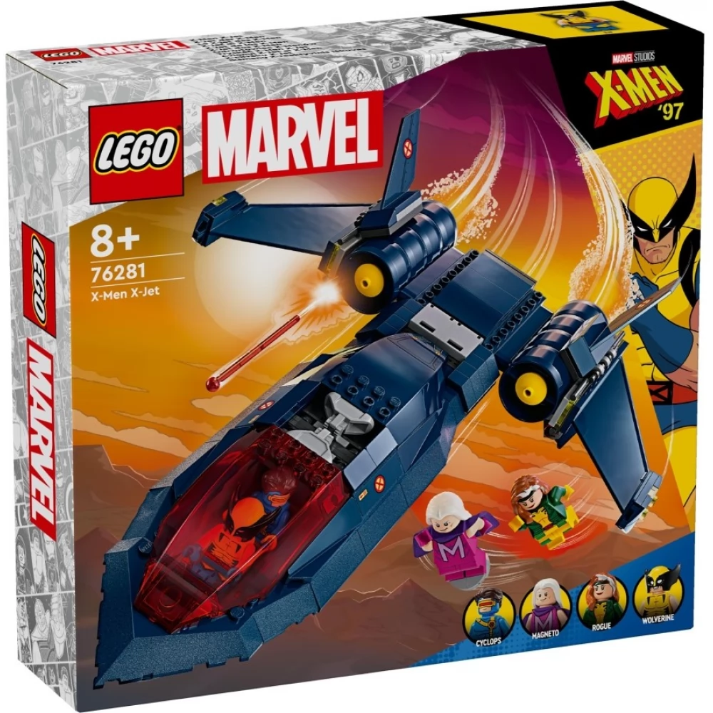 LEGO Marvel Super Heroes X-men 97 X-men X-Jet 76281 - iPoncomp.com