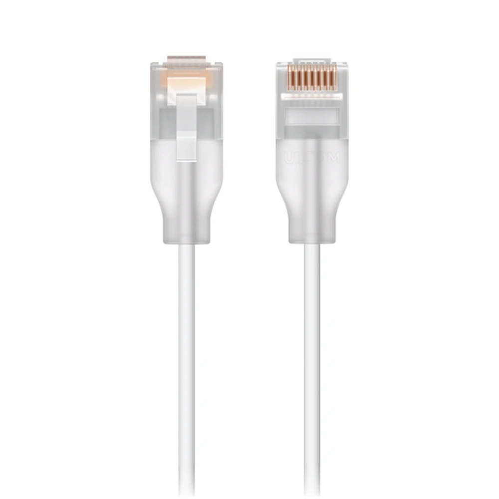 UBIQUITI UTP CAT6 Conector Alb 15cm UACC-CABLE-PATCH-EL-0.15M-W
