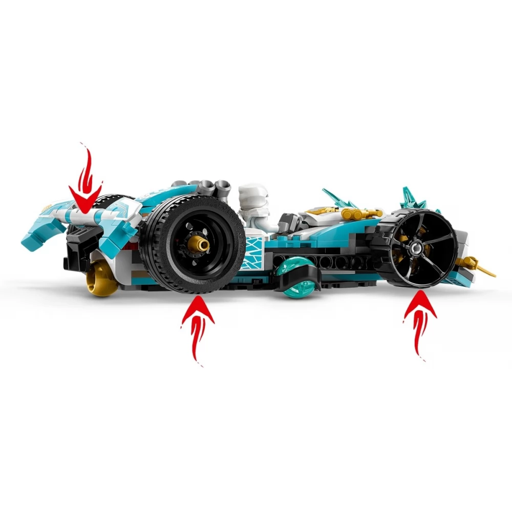 LEGO Ninjago Zane sárkányerő Spinjitzu versenyautója 71791