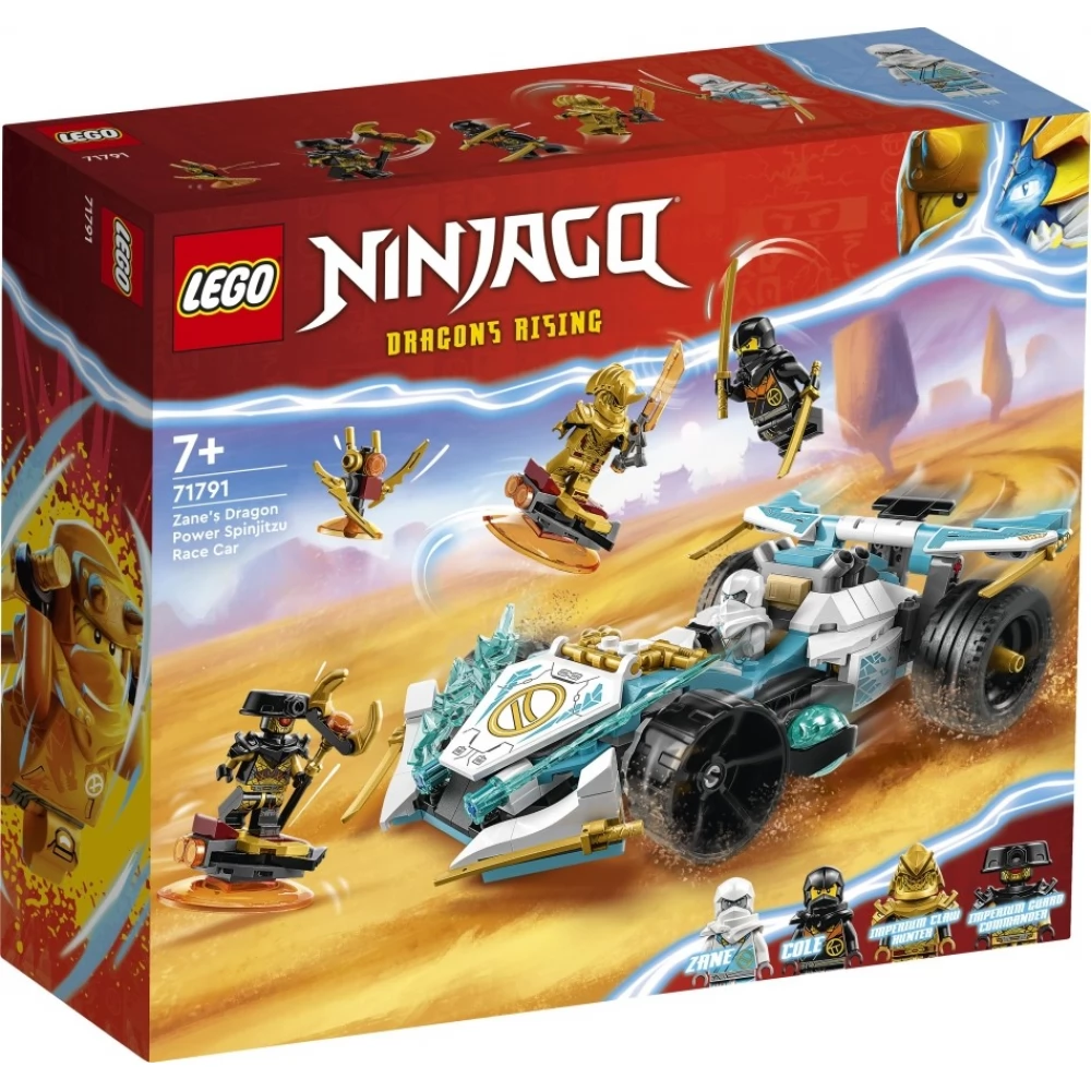 LEGO Ninjago Zane sárkányerő Spinjitzu versenyautója 71791