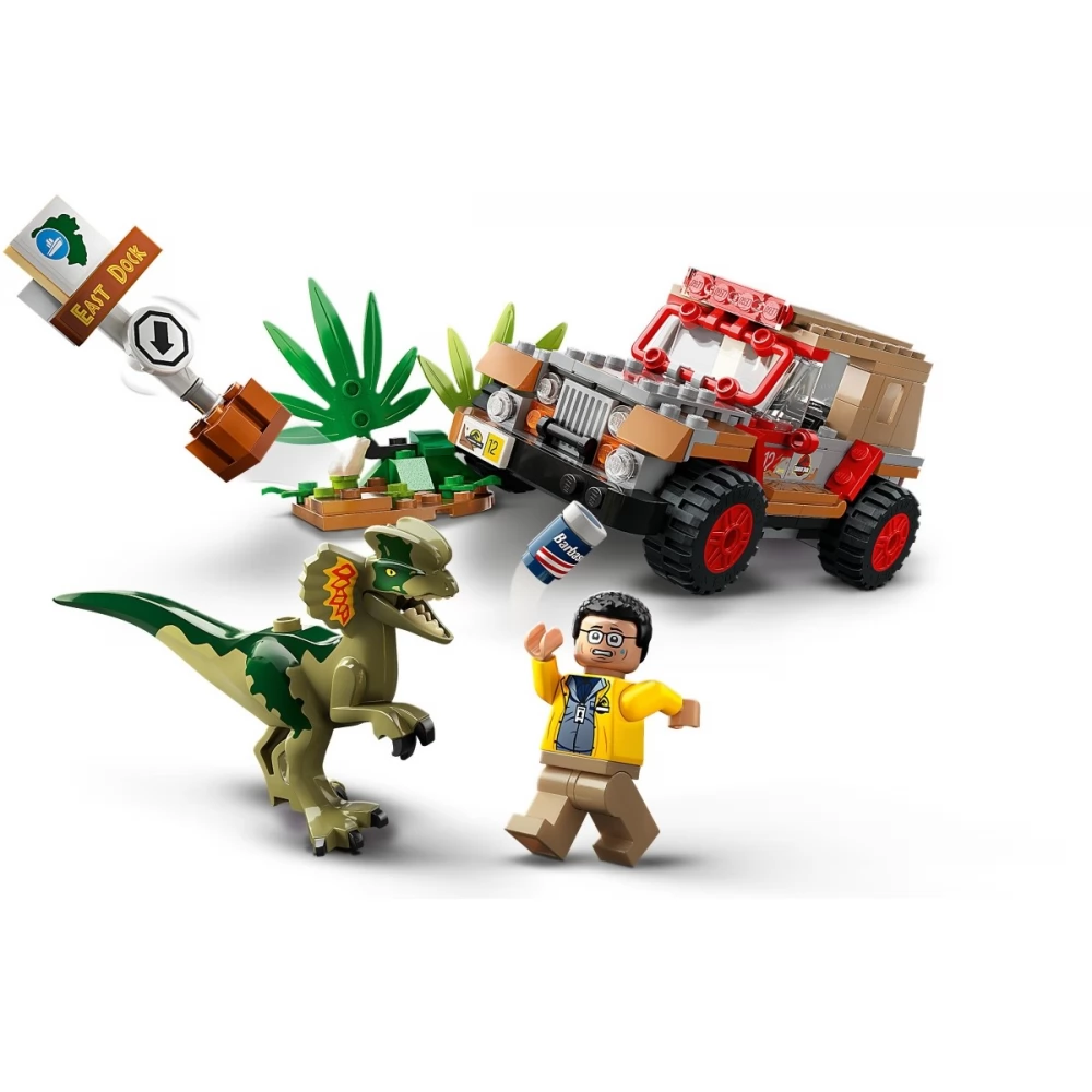 LEGO Jurassic World Dilophosaurus attack 76958 - iPoncomp.com