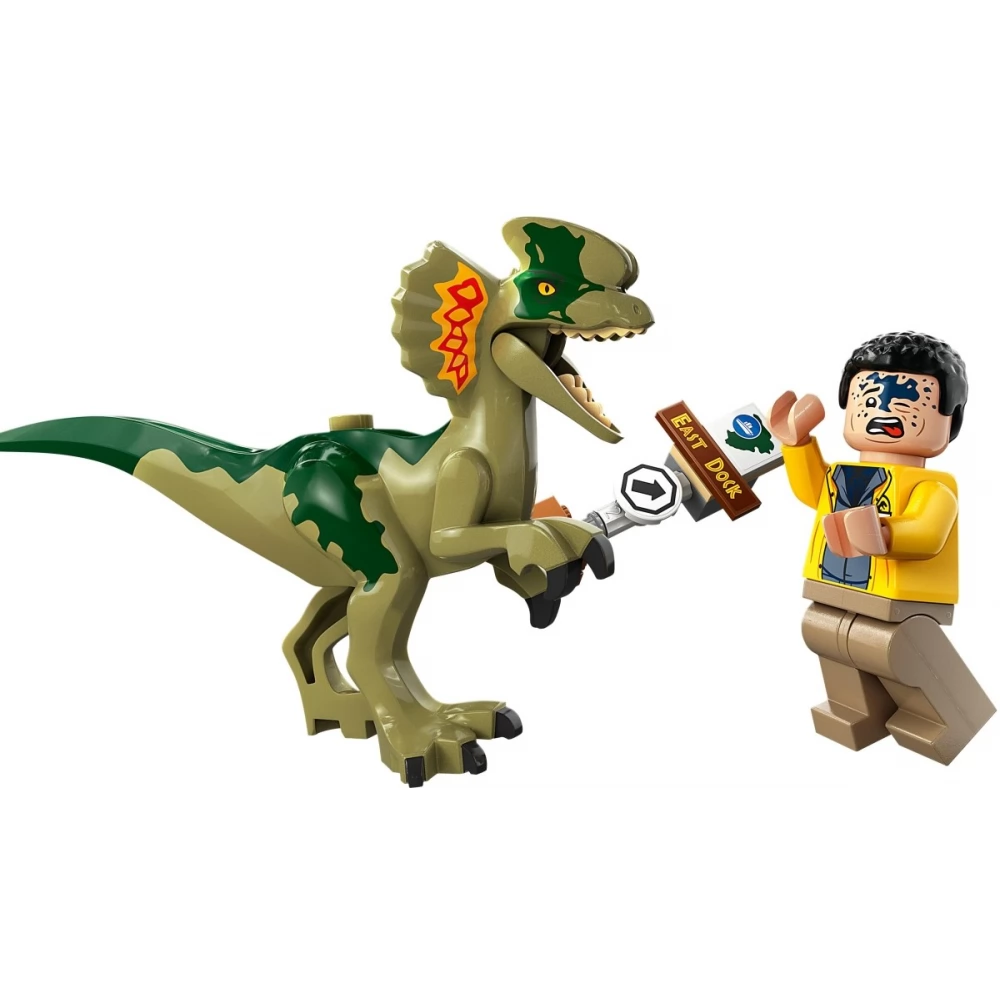 LEGO Jurassic World Dilophosaurus attack 76958 - iPoncomp.com
