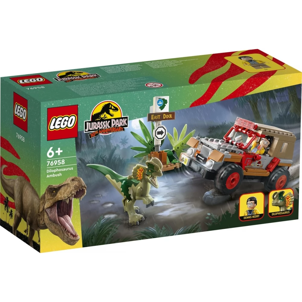 LEGO Jurassic World Dilophosaurus attack 76958 - iPoncomp.com