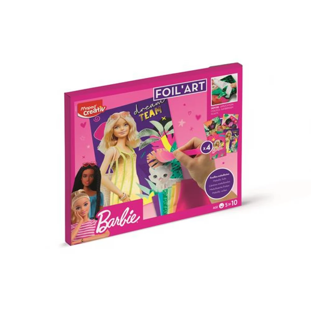 MAPED CREATIV Barbie Foil Art fóliás képkészítő készlet