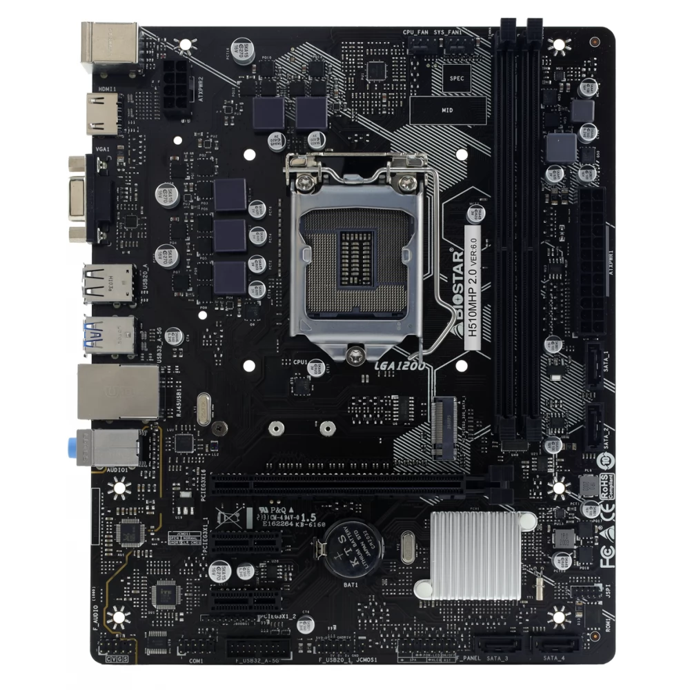 BIOSTAR H510MHP 2.0 Ver. 6.0 - iPoncomp.com