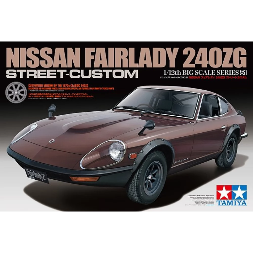 TAMIYA 1/12 Nissan Fairlady 240ZG Street-Custom roadster