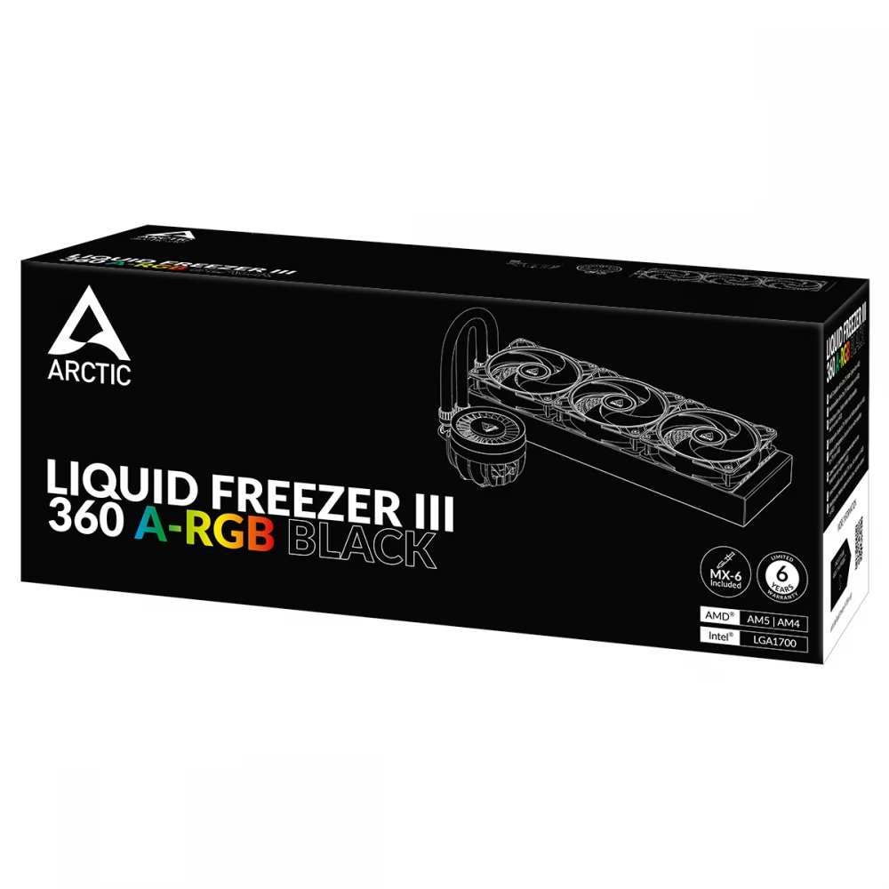 ARCTIC LIQUID FREEZER III 360 BLACK 新しい ARCTIC Liquid Freezer III 360 ARGB Black Review - EnosTech.com