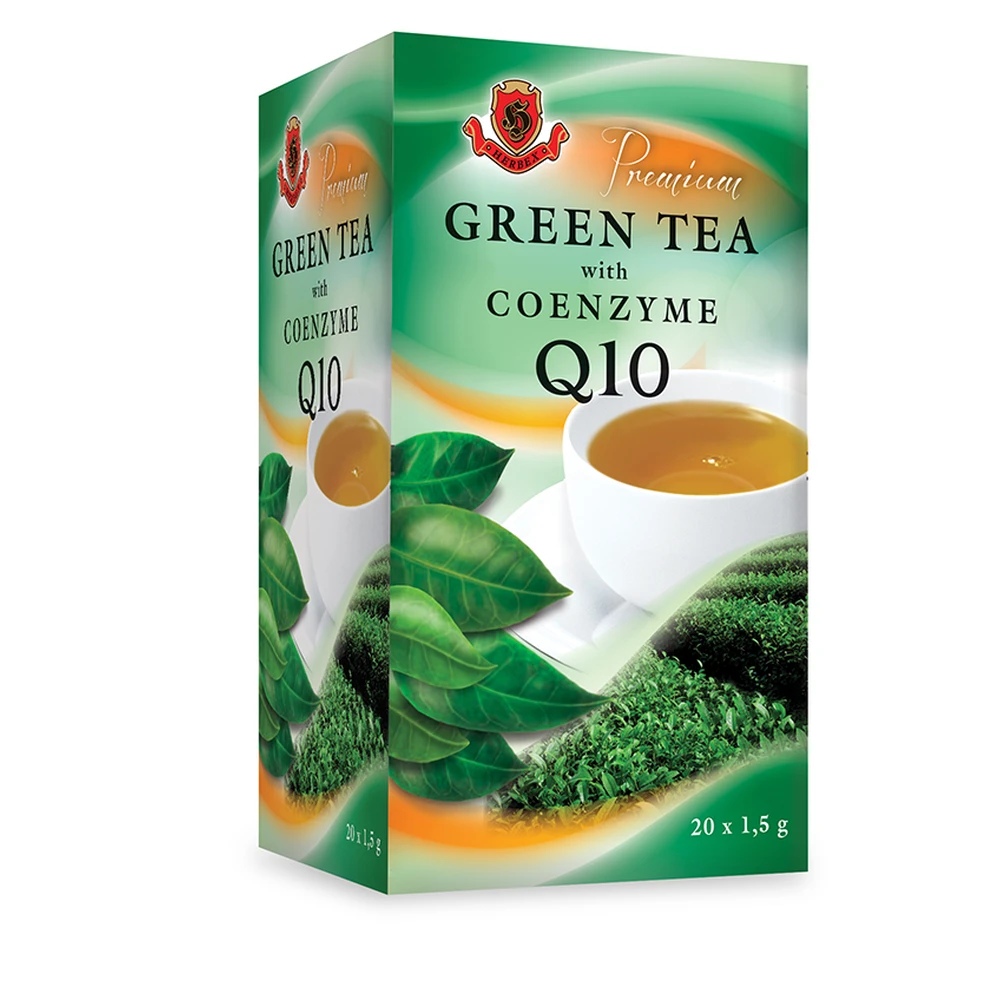 HERBEX Herbex prémium tea zöldtea q10-zel 20x15g 30 g - iPon.hu