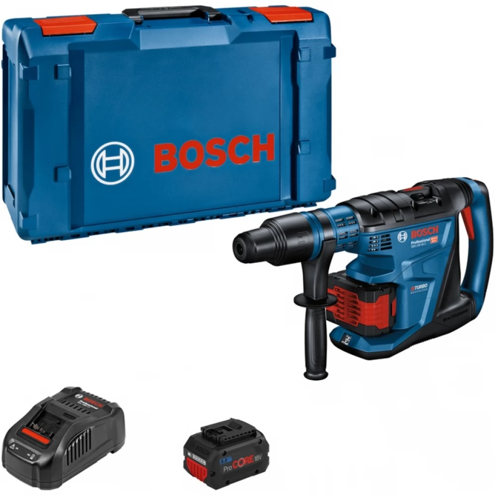 BOSCH BITURBO GBH 18V-40 C Professional battery Rotary hammer + 2x ProCORE18V 5.5Ah akku + suitcase