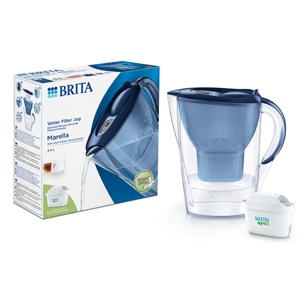 BRITA 1052799 Marella Maxtra Pro vízszűrő kancsó 2.4l kék