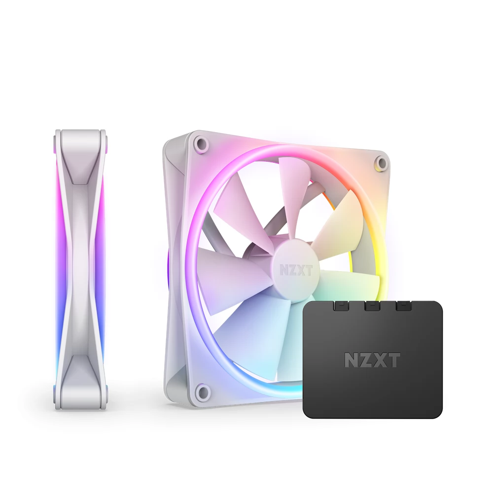 NZXT F140 RGB DUO white 2 pieces set