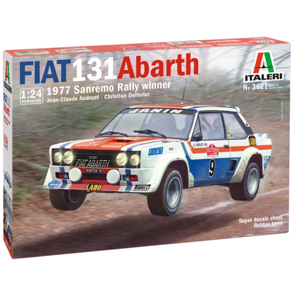 ITALERI Fiat131 Abarth San Remo Winner